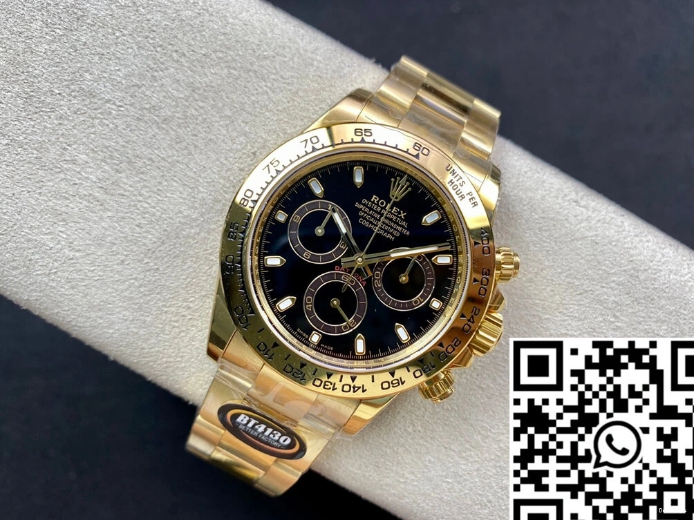 Dial Reliable Black M116508-0004 BT Rolex 1152 Daytona Factory 0812